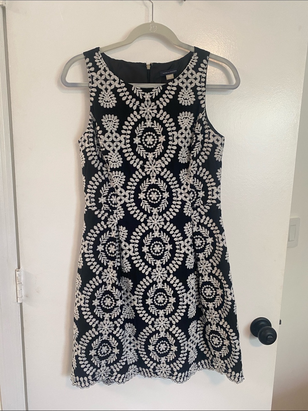 Stunning Tommy Hilfiger Embroidered Fit & Flare Dress
